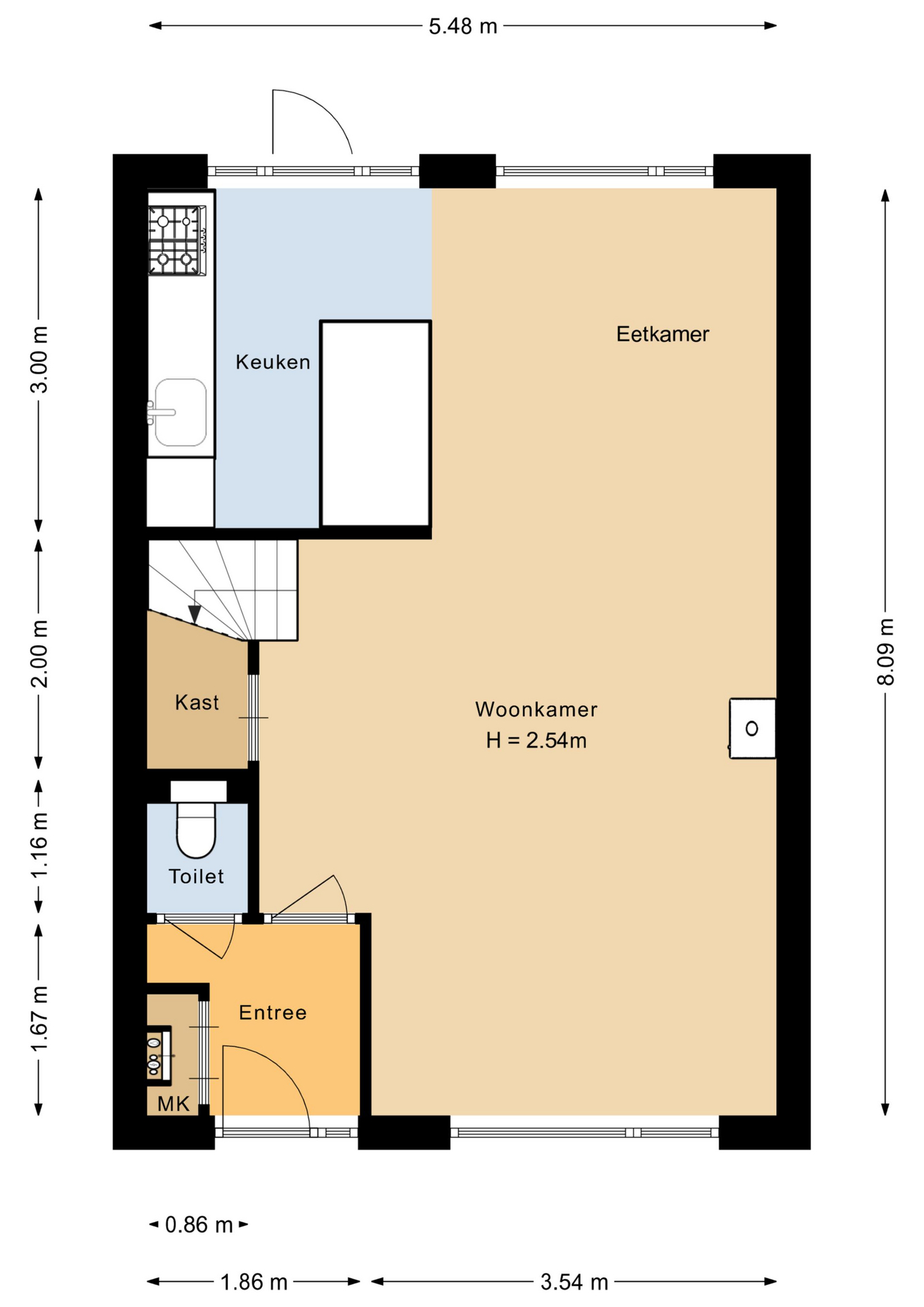 Griend 37 36 - 8225 TJ - lelystad-plattegrond-1